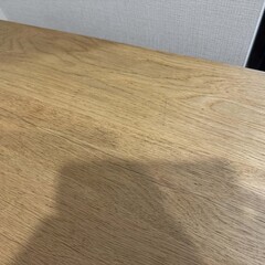 シンプルなホワイトオークの学習机　W95cm×D60cm×H72cm　お子様でも大人でも！の画像