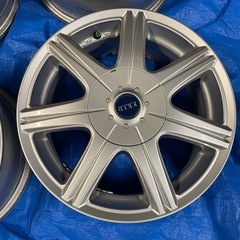 良品　15インチ　ホイール　PCD114.3と100 ５穴用マルチ　6J+45の画像