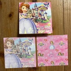 プリンセスソフィアメモ折り紙5種類セットの画像