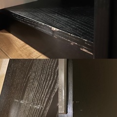 IKEA/イケア BILLY/ビリー：本棚40x28x202 cm ブラック オーク調の画像