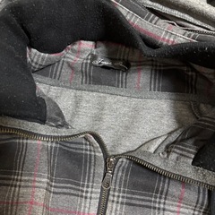 チェックパーカー　USEDの画像
