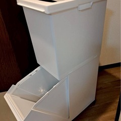 【3ヶ月のみ使用】ゴミ箱２段の画像