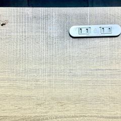 シンプルデスク 作業机 木目調 ホワイト テーブルの画像