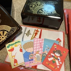 ポチ袋、ご祝儀袋、お重、焼き網の画像