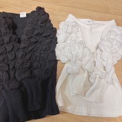 80 ~ 90 cm  裏起毛 アウター ポコポコ トップス 長袖 女の子の画像