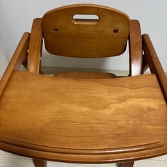 大和屋 すくすくローチェア テーブル付きの画像