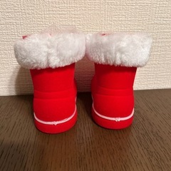 クリスマス ブーツ 小物入れの画像