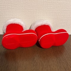 クリスマス ブーツ 小物入れの画像