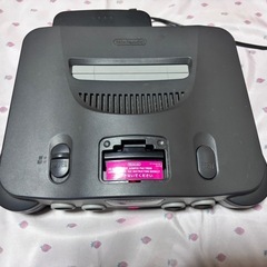 Nintendo64 本体、コントローラーの画像