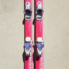 スキー板 140cm あげます ストックセット 即日引取優先の画像