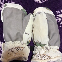 kids手袋　恐竜の画像