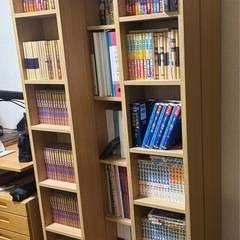 Wスライド本棚　ニトリの画像