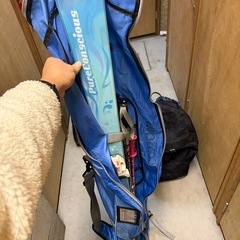 スキー ブーツ バック ゴーグルセットの画像