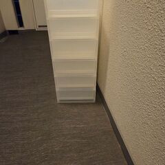 無印良品　引き出し　3段　2つの画像