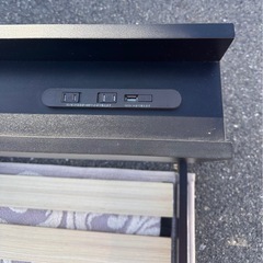 セミダブルベッドフレーム｜コンセント・USB付き｜解体済みの画像