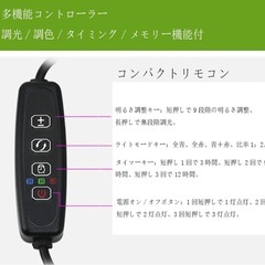 新品同様　多肉植物 観葉植物 LEDライト 2セットの画像