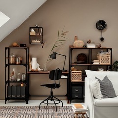 IKEA   デスク　FJÄLLBO フィエルボ ラップトップテーブル, ブラックの画像