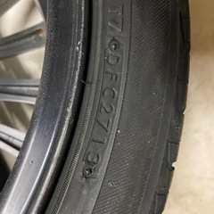 18インチアルミタイヤセットの画像