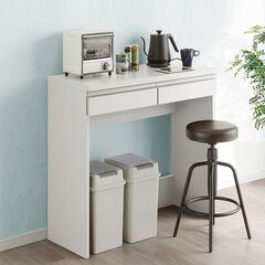 ニトリ　オープン収納カウンターの画像