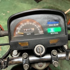 ヤマハ SR125 実働 書付の画像