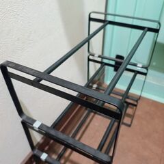 靴置き　シューズラック　三段の画像