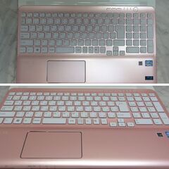ピンクの”VAIO” SSD換装済みの画像