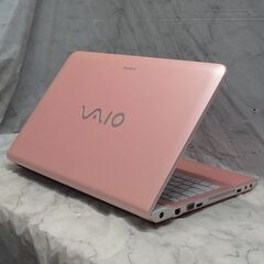 ピンクの”VAIO” SSD換装済みの画像