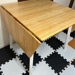 IKEA イケア　ドロップリーフテーブル バタフライ　ダイニングテーブルの画像