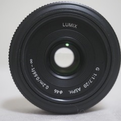 【美品/動作確認済】LUMIX G 20mm/F1.7 ASPH / ルミックスの画像