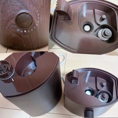 SLENDER 超音波 加湿器 ブラウン 置き型の画像