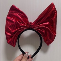 ビッグリボン　カチューシャの画像