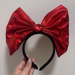 ビッグリボン　カチューシャの画像