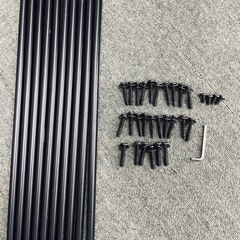 パソコンデスク ワークデスク 多機能収納 組み立て式 ゲーミングデスク テーブル デスク 机 ブラックの画像