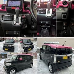 ホンダN-BOXスラッシュ 4WD H26 車検R8.2 軽自動車 プル装備（プッシュスタート キーレス スマートキー ナビ テレビ バックカメラ クルーズコントロール他）の画像