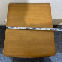 【再投稿】木製 勉強机ワゴン キャスター付き 3段引き出し ナチュラルブラウンの画像