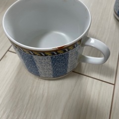 🍽【まとめて500円】皿2種＋カップ＆ソーサー各4点｜大津京駅 の画像