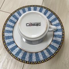 🍽【まとめて500円】皿2種＋カップ＆ソーサー各4点｜大津京駅 の画像