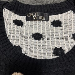 CECILマクビー　ニットワンピの画像
