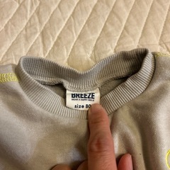 BREEZE 裏起毛トレーナー 80の画像