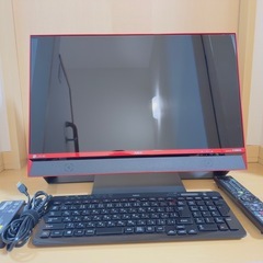 格安 極美品 地デジ Win11 最新Office NEC Core i7-6500U SSD DVD  Blu-ray SD  顔認証 リモコン キーボードの画像