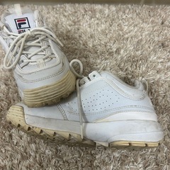 FILA/フィラ　 ホワイト スニーカー/23cmの画像