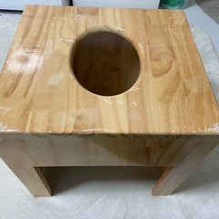 よもぎ蒸しひのき椅子の画像