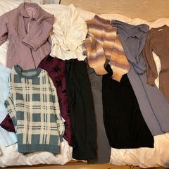 冬物中心 レディース アパレル まとめて 冬服 中古 福袋 44点 事業 副業 メルカリ ヤフオク 仕入れ せどり フリマ バザー 転売 等にもの画像