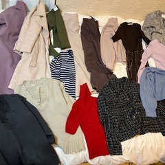 冬物中心 レディース アパレル まとめて 冬服 中古 福袋 44点 事業 副業 メルカリ ヤフオク 仕入れ せどり フリマ バザー 転売 等にもの画像