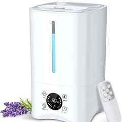 未使用品 大容量5L 加湿器【UV除菌・静音設計】パワフル加湿機の画像
