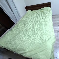 TOPVALU ダブルサイズ 掛け布団カバー 花柄 カバーのみ おしゃれ 北欧風 洗濯済み  かわいい寝具カバーの画像