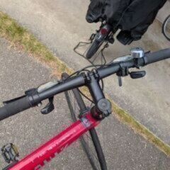 クロスバイク エアーオン サカモトテクノ 430インチ 700CC 空気入れ＋ 自転車 の画像