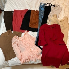 冬物中心 レディース アパレル まとめて 冬服 中古 福袋 44点 事業 副業 メルカリ ヤフオク 仕入れ せどり フリマ バザー 転売 等にもの画像