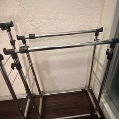 ハンガーラック　2段　2台の画像
