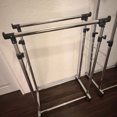 ハンガーラック　2段　2台の画像